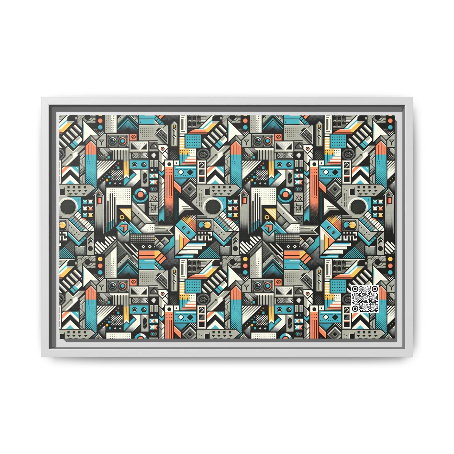 Digital Street Art Urban Street Style Matte Canvas, Framed (multi-color) - 8404 Design-81 B