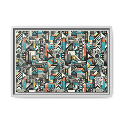 Digital Street Art Urban Street Style Matte Canvas, Framed (multi-color) - 8404 Design-81 B