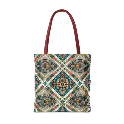 Cultural Fusion Tech Blend of Cultural Heritage With Tech-Inspired Elements Tote Bag - 8404 Design-64