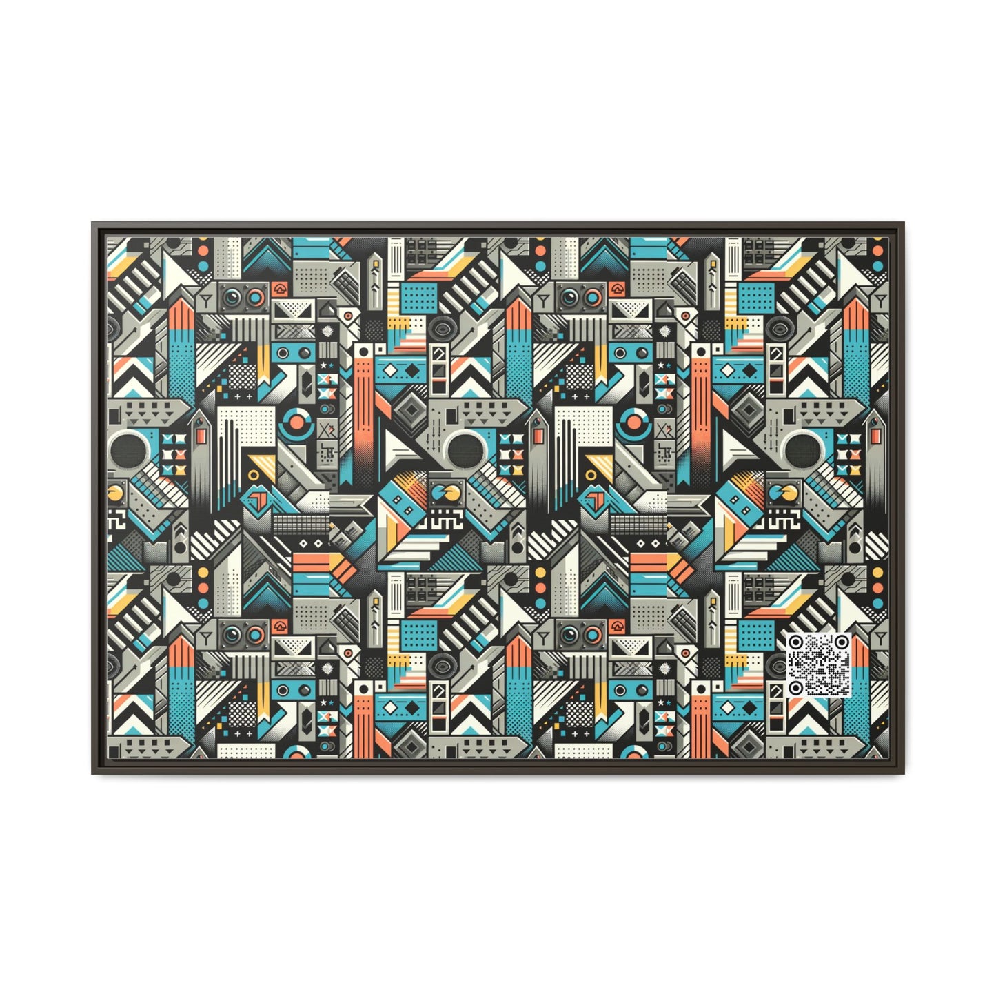 Digital Street Art Urban Street Style Matte Canvas, Framed (multi-color) - 8404 Design-81 A