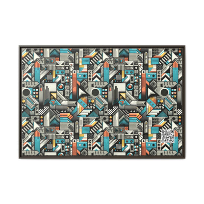 Digital Street Art Urban Street Style Matte Canvas, Framed (multi-color) - 8404 Design-81 A