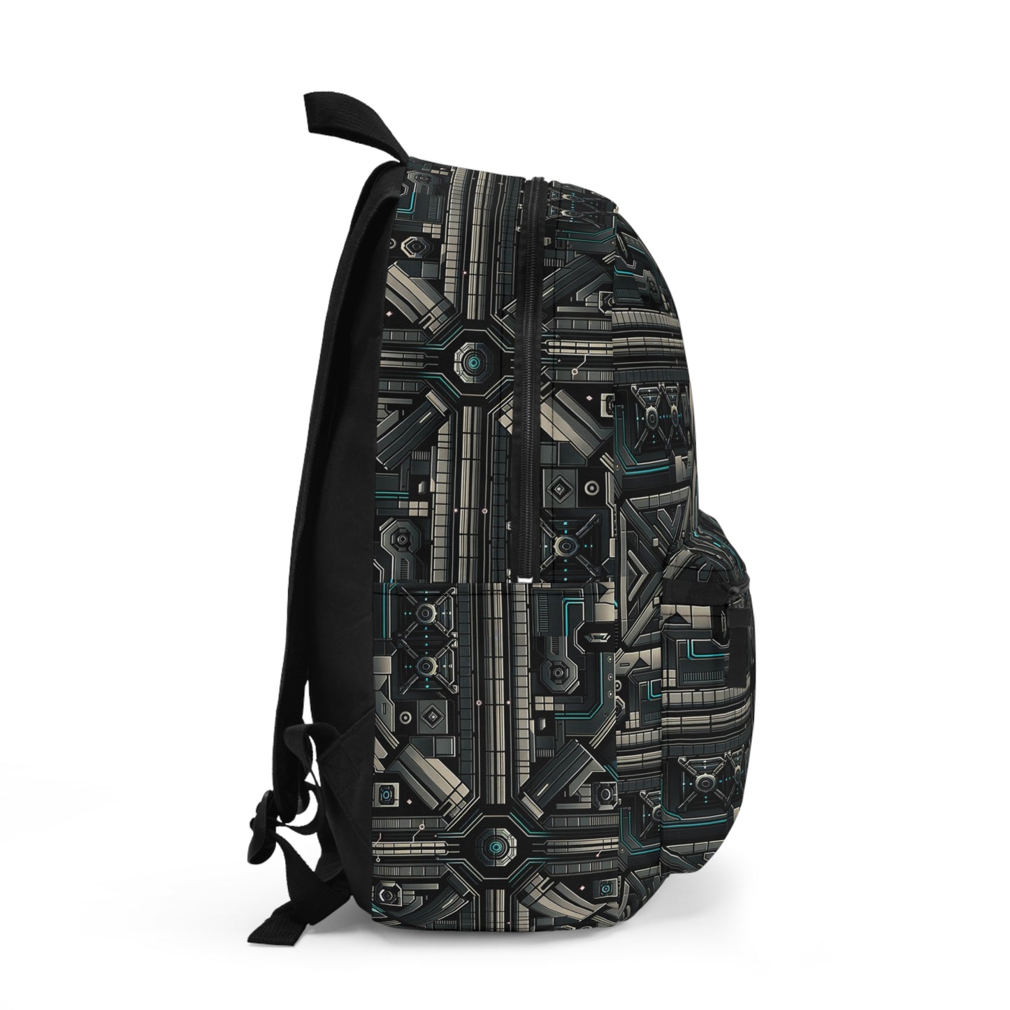 Tech Noir Futuristic Tech Aesthetic with a Dark Twist Backpack - 8404 Design-59