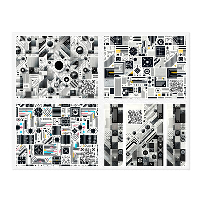 Digital Modern Minimalism Sticker Sheets - 8404 Design-88