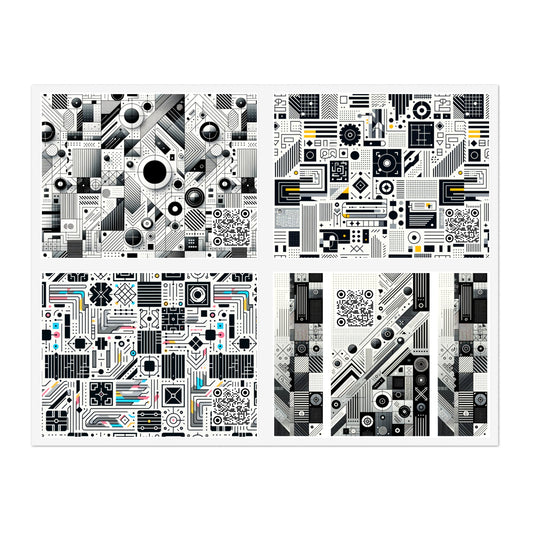 Digital Modern Minimalism Sticker Sheets - 8404 Design-88