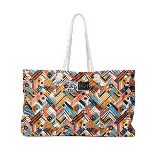 Abstract Graphic Art Modern Artistic Expression Weekender Bag - 8404 Design-54