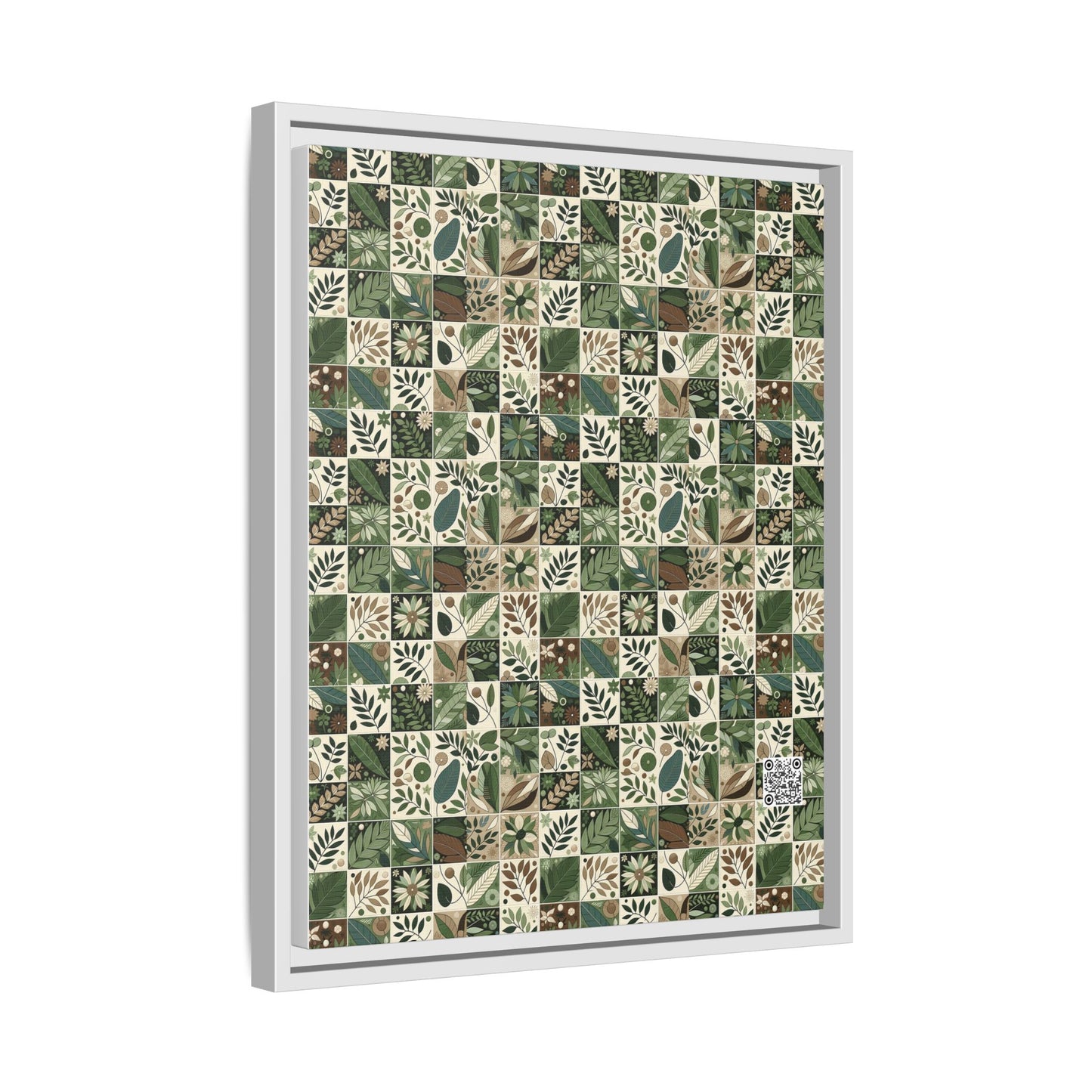 Streetwear Sustainability Environmentally Conscious Streetwear with a Natural Aesthetic Matte Canvas, Framed (multi-color) - 8404 Design-57 A