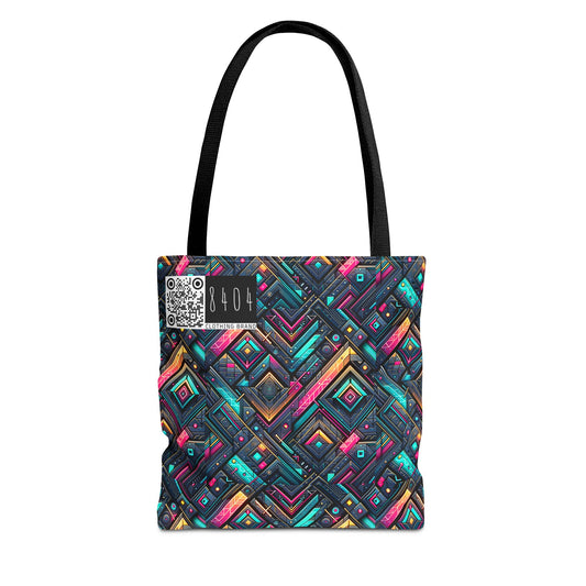 Tech-Inspired Graphics Cyberpunk Cool Tote Bag - 8404 Design-67