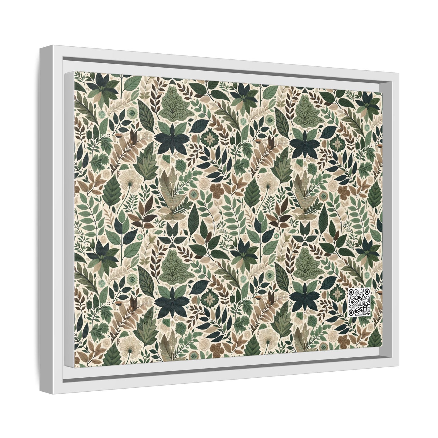 Streetwear Sustainability Environmentally Conscious Streetwear with a Natural Aesthetic Matte Canvas, Framed (multi-color) - 8404 Design-57 A