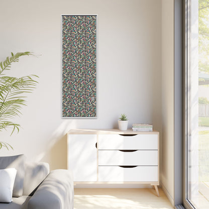 Digital Street Art Urban Street Style Matte Canvas, Framed (multi-color) - 8404 Design-74 B