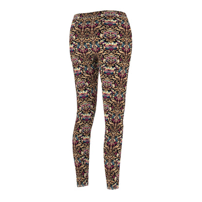 Digital Renaissance Modern Baroque Fusion Women's Cut & Sew Casual Leggings - 8404 Design-53