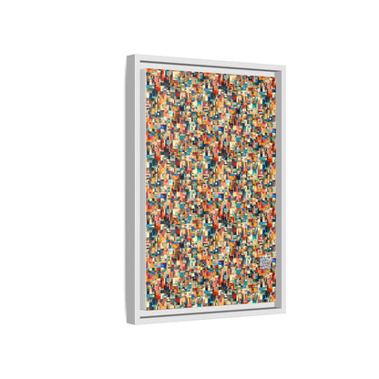 Digital Artistic Expression Artistic Streetwear Matte Canvas, Framed (multi-Color) - 8404 Design-46 B