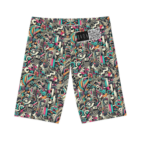 Digital Street Art Urban Street Style Women's Bike Shorts - 8404 Design-74