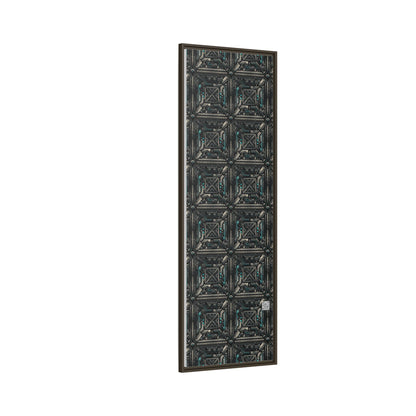 Tech Noir Futuristic Tech Aesthetic with a Dark Twist Matte Canvas, Framed (multi-color) - 8404 Design-59 B