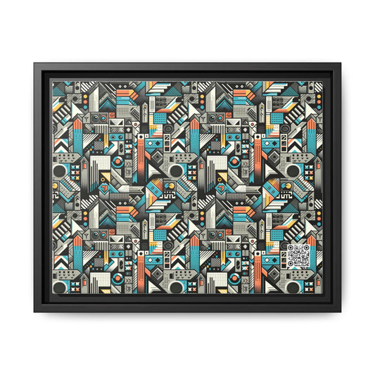 Digital Street Art Urban Street Style Matte Canvas, Framed (multi-color) - 8404 Design-81 A