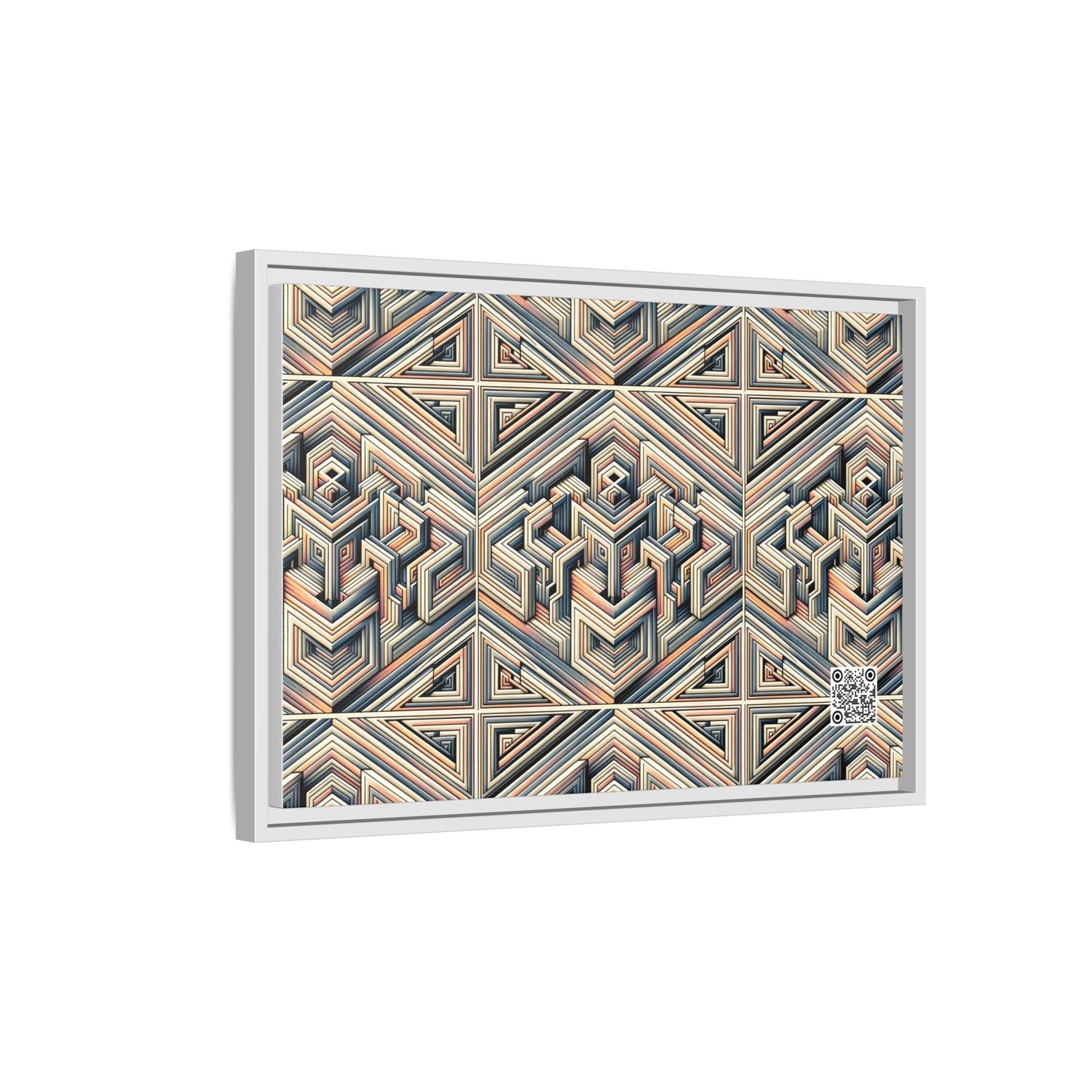 Tech Illusion Graphics Futuristic Artistry Matte Canvas, Framed (multi-color) - 8404 Design-52 B