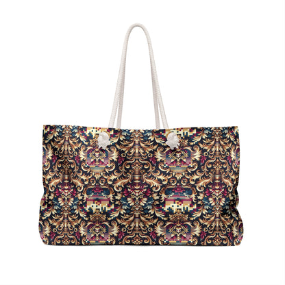 Digital Renaissance Modern Baroque Fusion Weekender Bag - 8404 Design-53