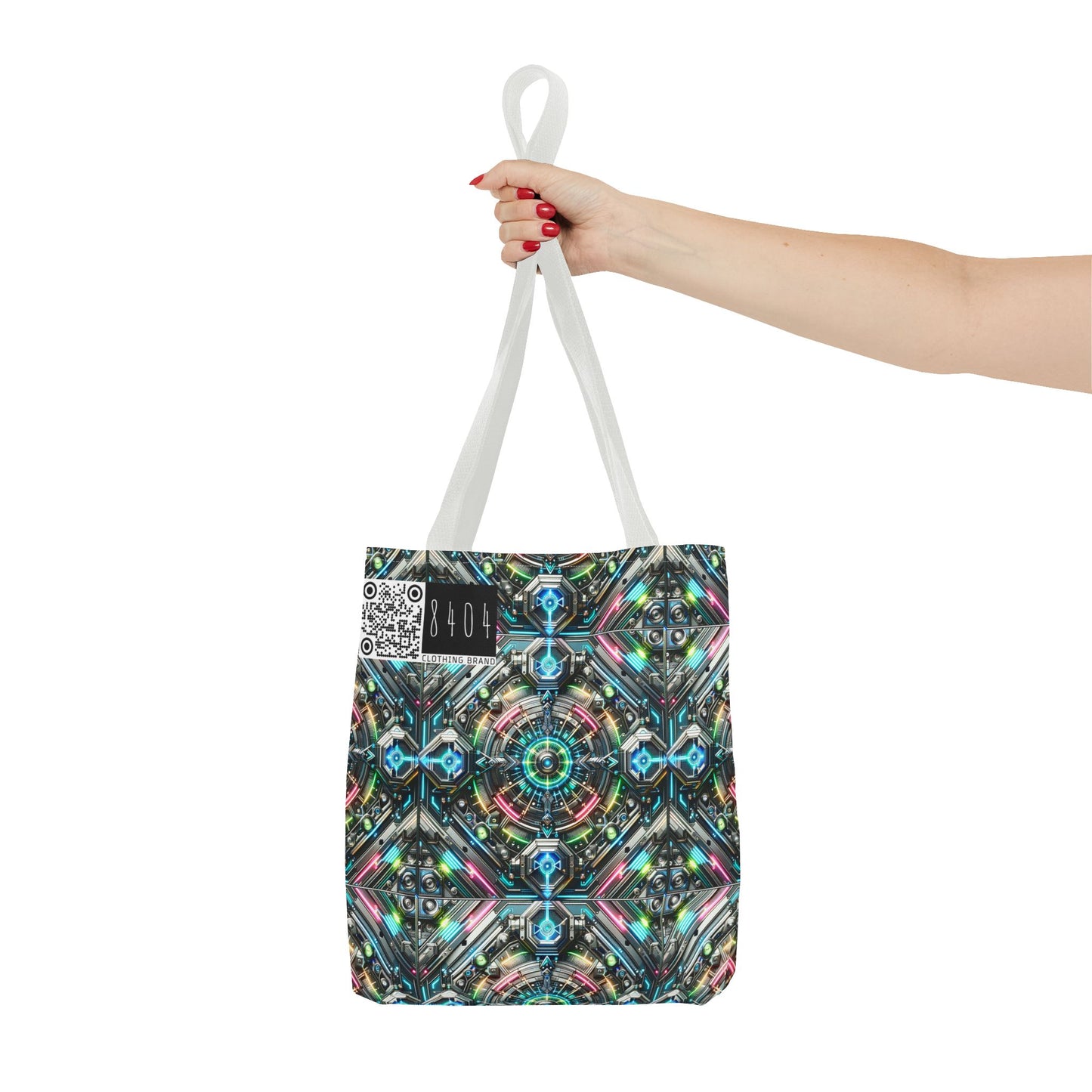 Tech-Infused Futurism Futuristic Tech Tote Bag - 8404 Design-53