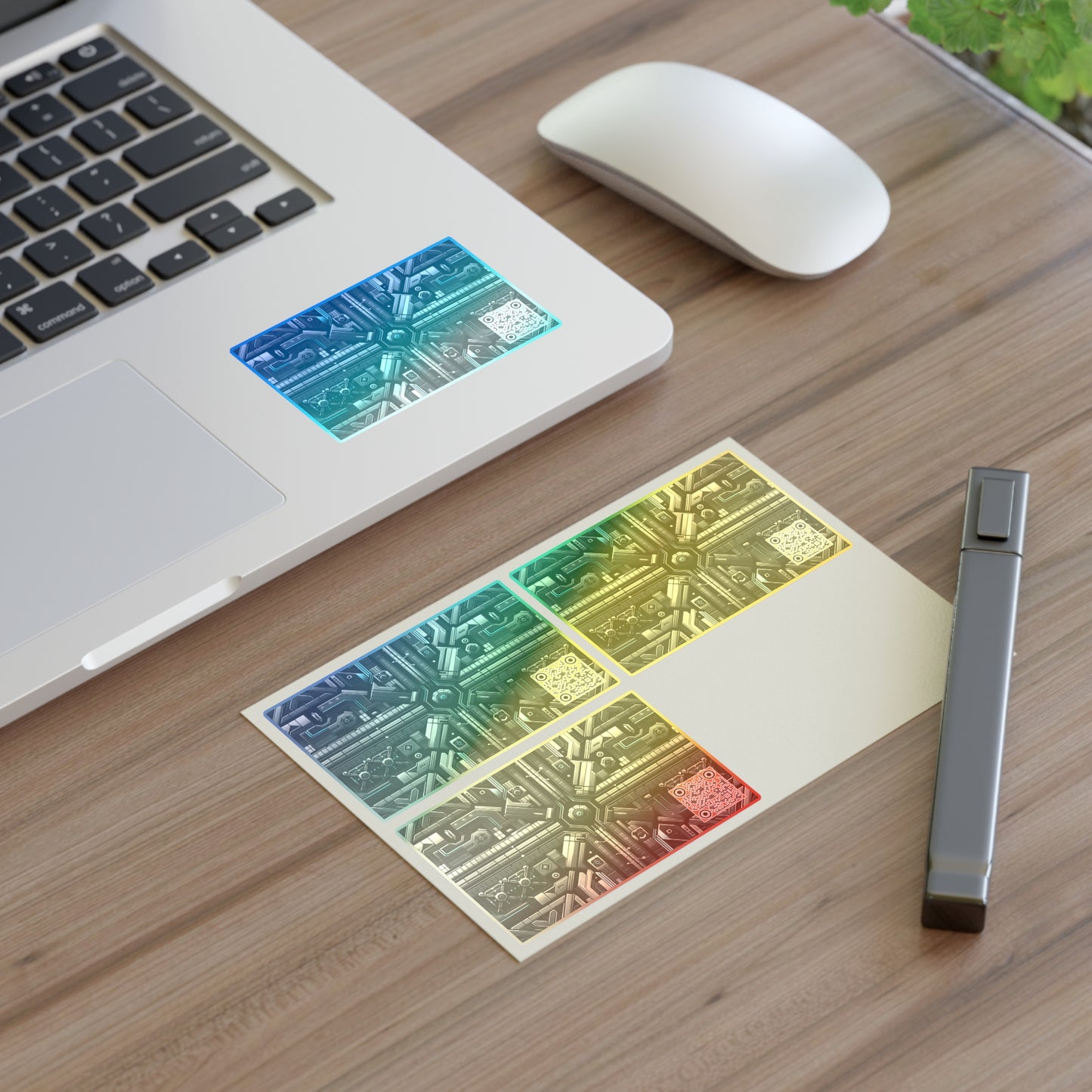 Tech Noir Futuristic Tech Aesthetic with a Dark Twist Sticker Sheet - 8404 Design-59