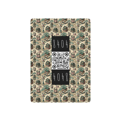 Cultural Artisanal Fusion Contemporary Cultural Elegance Poker Playing Cards - 8404 Design-68 S