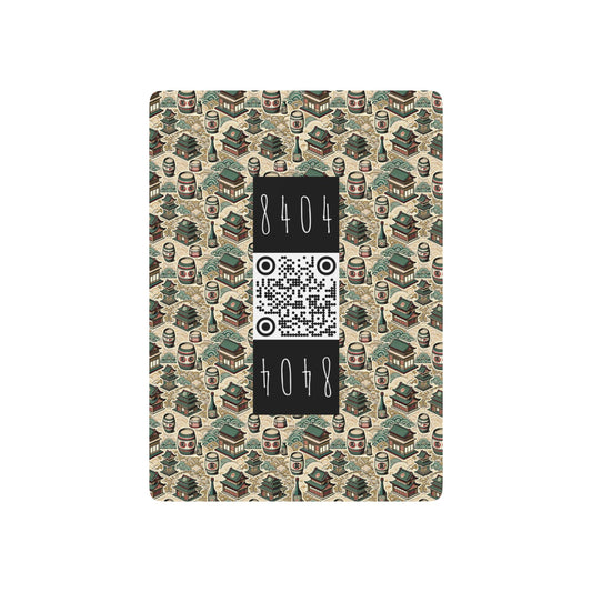 Cultural Artisanal Fusion Contemporary Cultural Elegance Poker Playing Cards - 8404 Design-68 S