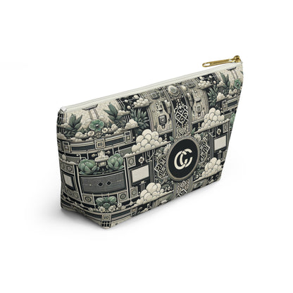Cyber Garden Party Tech Garden Extravaganza Accessory Pouch W T-Bottom - 8404 Design-54