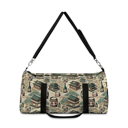 Cultural Artisanal Fusion Contemporary Cultural Elegance Duffel Bag - 8404 Design-68