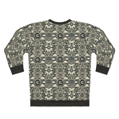 Cyber Garden Party Tech Garden Extravaganza Sweatshirt - 8404 Design-54