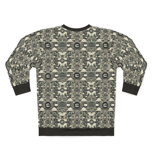Cyber Garden Party Tech Garden Extravaganza Sweatshirt - 8404 Design-54
