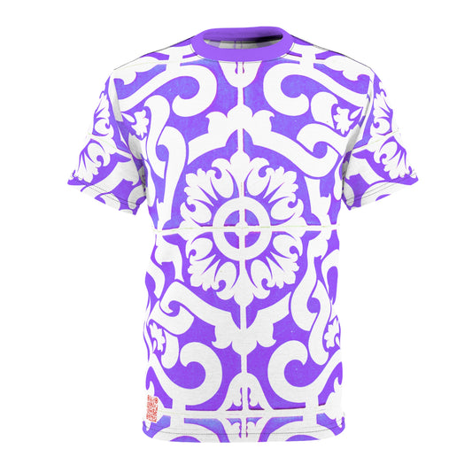 8404 Design Unisex Cut & Sew Tee - "pattern 6 Purple" - S/m/l/xl/2xl/3xl T-Shirt