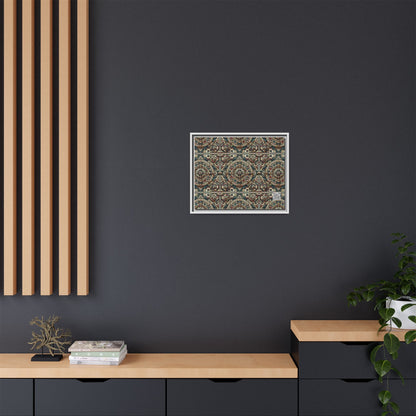 Urban Renaissance Historical Fusion With Street Edge Matte Canvas, Framed (multi-Color) - 8404 Design-57 A