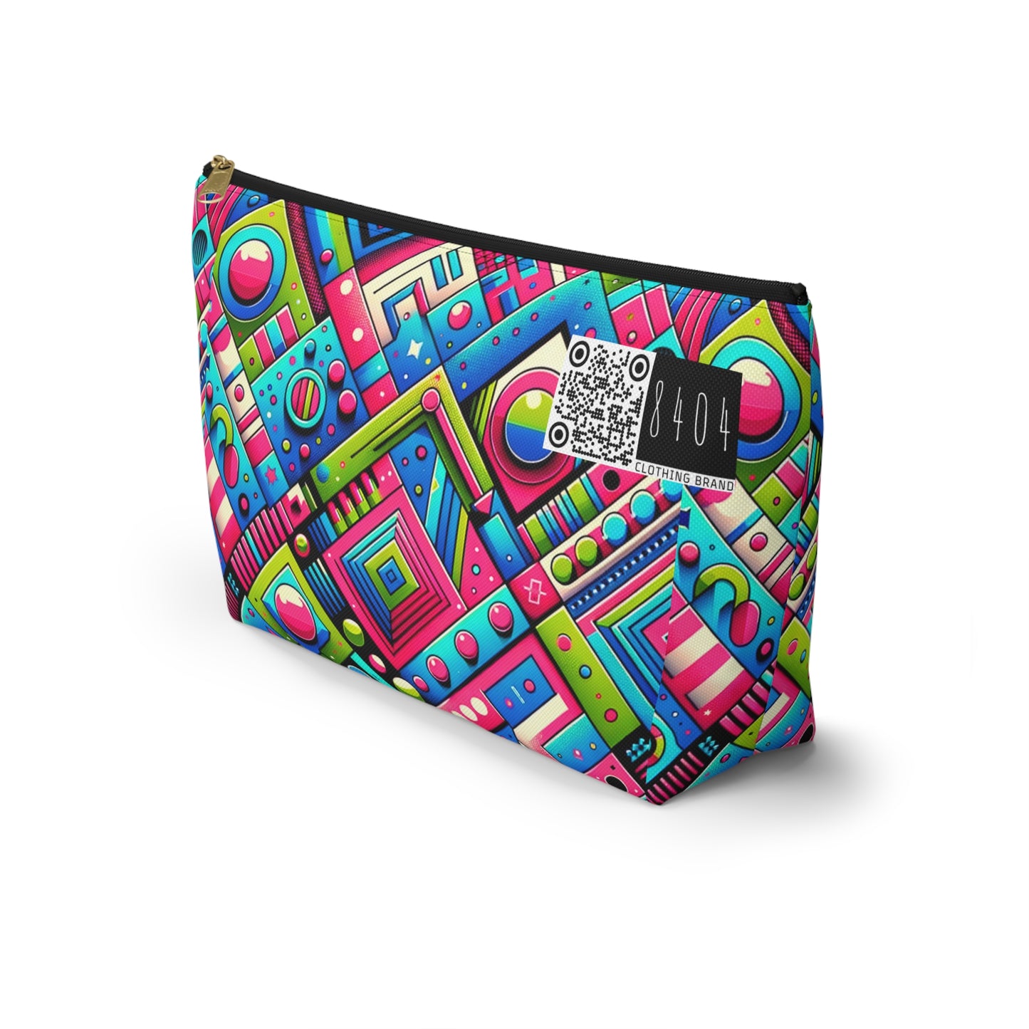 Neon Street Pop Vibrant and Eye-catching Accessory Pouch W T-bottom - 8404 Design-63