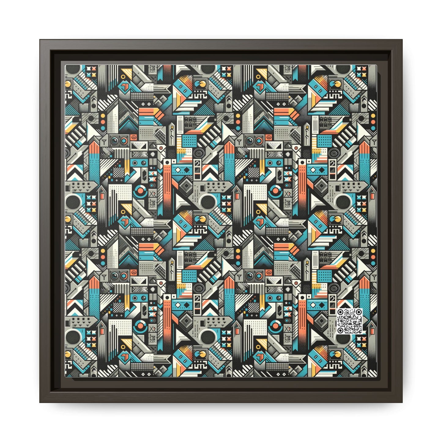 Digital Street Art Urban Street Style Matte Canvas, Framed (multi-color) - 8404 Design-81 B