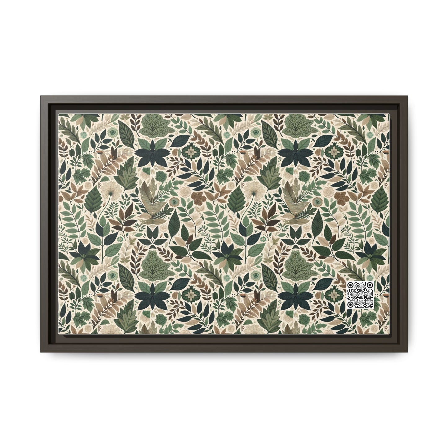 Streetwear Sustainability Environmentally Conscious Streetwear with a Natural Aesthetic Matte Canvas, Framed (multi-color) - 8404 Design-57 B