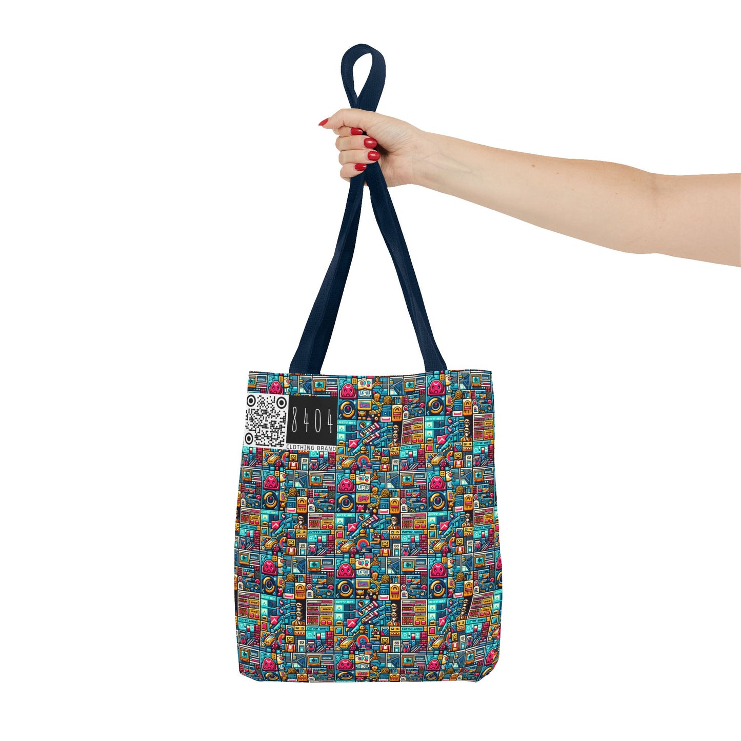 Digital Pop Culture Mashup Maximalist Pop Tote Bag - 8404 Design-47
