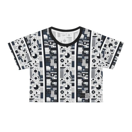 Minimalist Athleisure Minimalist Tech Crop Tee - 8404 Design-54