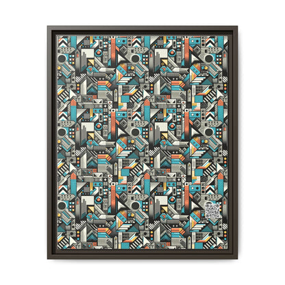 Digital Street Art Urban Street Style Matte Canvas, Framed (multi-color) - 8404 Design-81 A