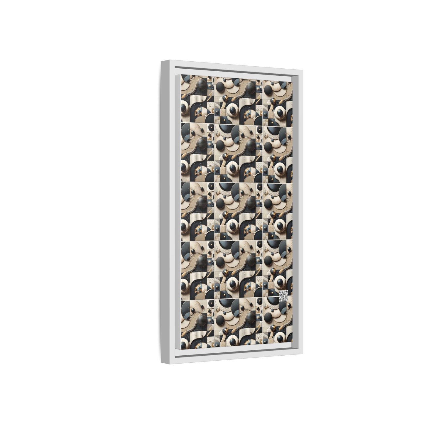 Tech-forward Luxe Streetwear Tech Luxe Fusion Matte Canvas, Framed (multi-color) - 8404 Design-71 B