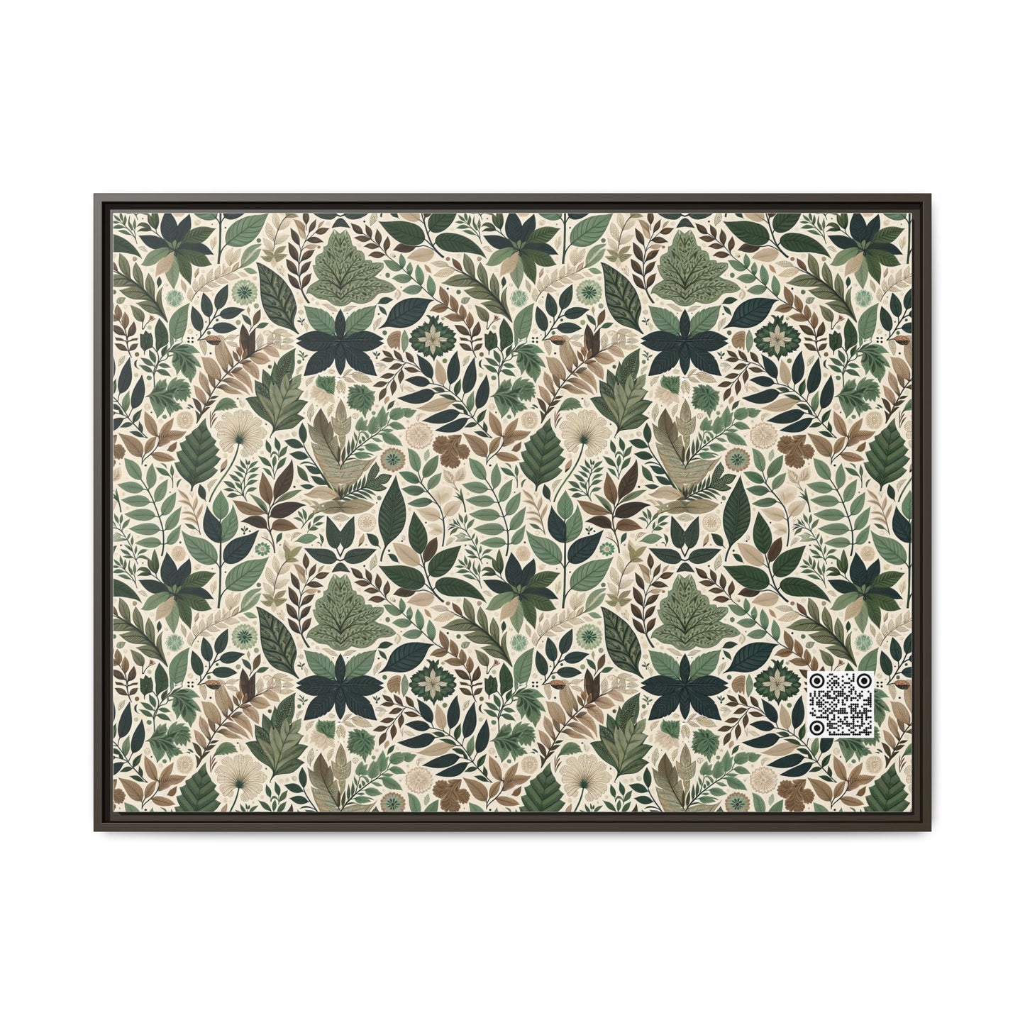 Streetwear Sustainability Environmentally Conscious Streetwear with a Natural Aesthetic Matte Canvas, Framed (multi-color) - 8404 Design-57 A