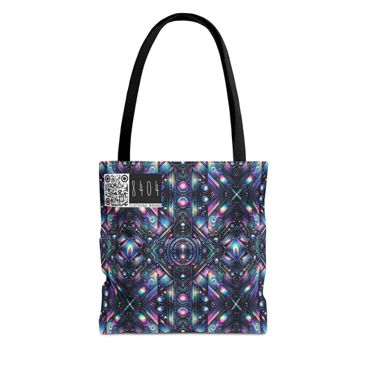 Galactic Hues Tech-Forward Cosmic Fusion Tote Bag - 8404 Design-58
