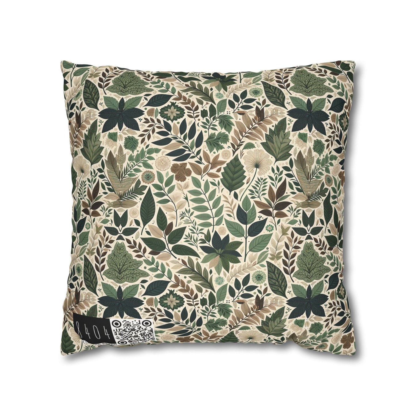 Streetwear Sustainability Environmentally Conscious Streetwear with a Natural Aesthetic Faux Suede Square Pillowcase - 8404 Design-57