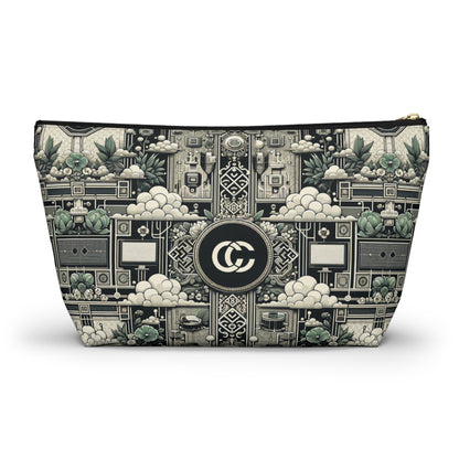 Cyber Garden Party Tech Garden Extravaganza Accessory Pouch W T-Bottom - 8404 Design-54