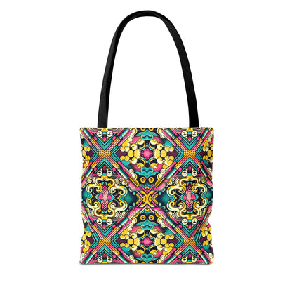 Neon Pop Art Revival Pop Culture Retro Tote Bag - 8404 Design-59