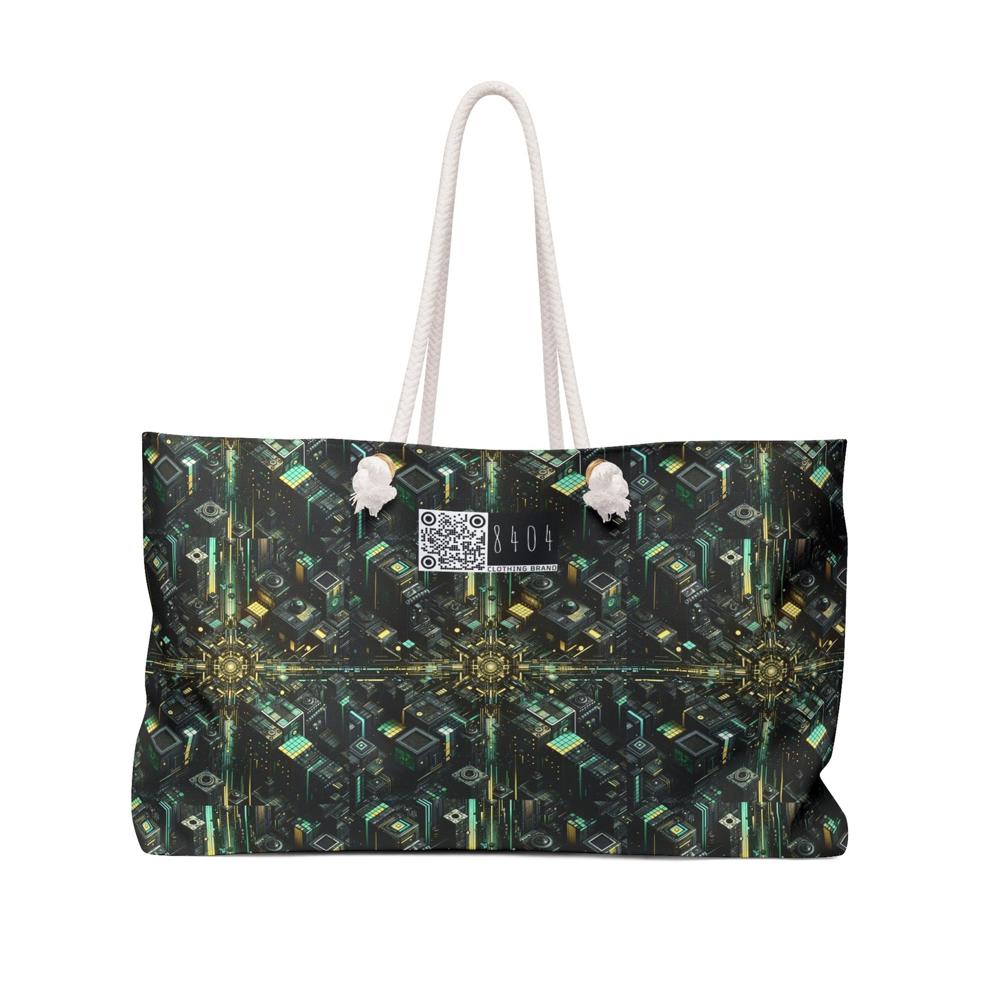 Tech Noir Graphics Tech-Inspired Streetwear Weekender Bag - 8404 Design-66