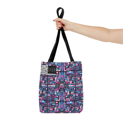 Digital Rebellion Youthful Streetwear with a Rebellious Digital Twist Tote Bag - 8404 Design-65