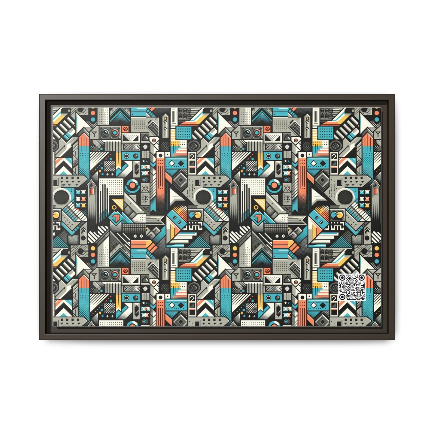 Digital Street Art Urban Street Style Matte Canvas, Framed (multi-color) - 8404 Design-81 B