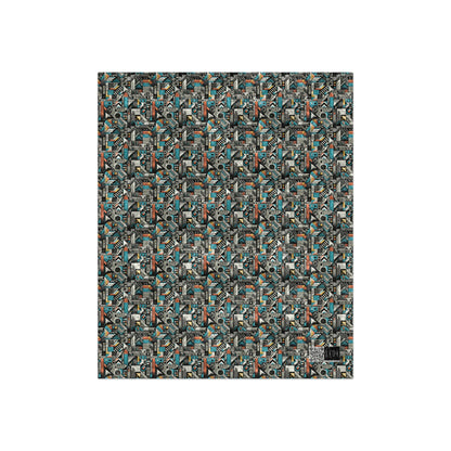 Digital Street Art Urban Street Style Crushed Velvet Blanket - 8404 Design-81