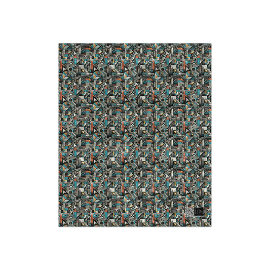 Digital Street Art Urban Street Style Crushed Velvet Blanket - 8404 Design-81