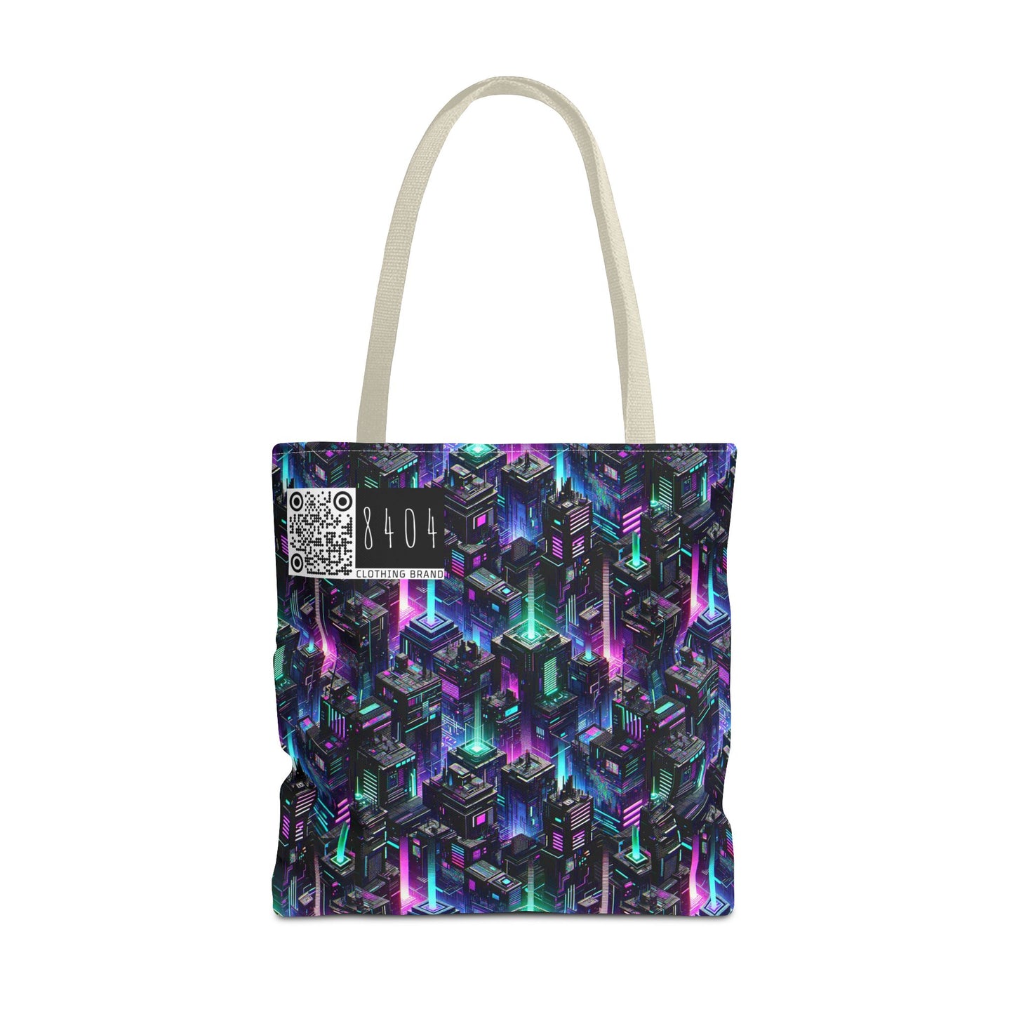 Tech Noir Graphics Futuristic Tech Aesthetics Tote Bag - 8404 Design-55