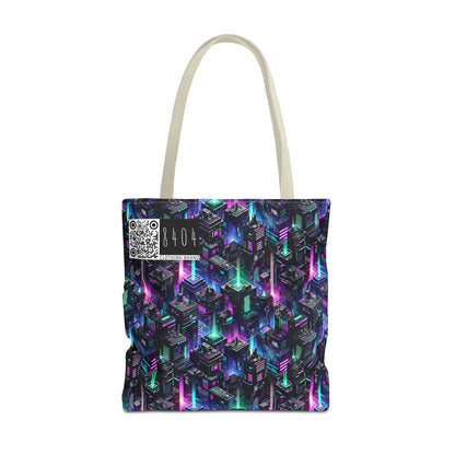 Tech Noir Graphics Futuristic Tech Aesthetics Tote Bag - 8404 Design-55
