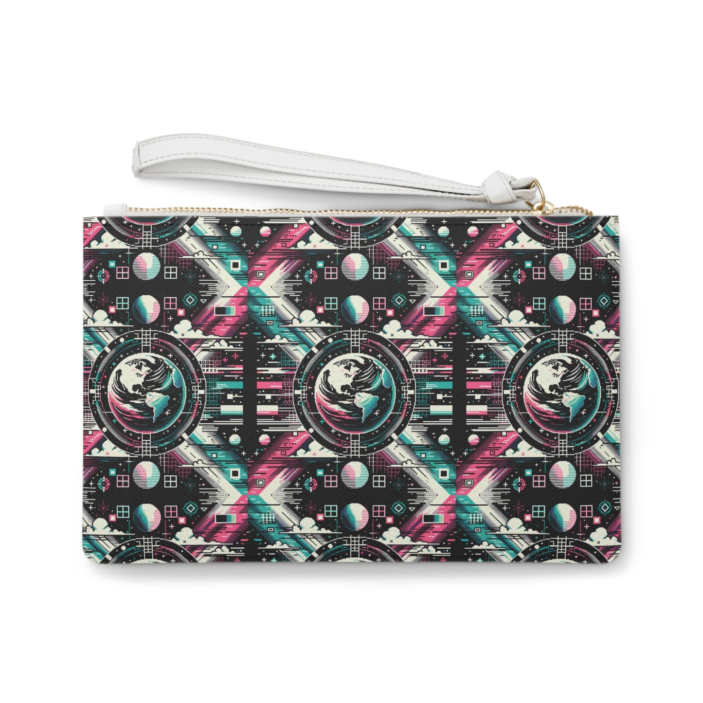 Digital Artistry Digital-native Streetwear Clutch Bag - 8404 Design-62